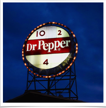 Roanoke Virginia - Dr. Pepper Sign Roanoke Virginia - Dr. Pepper Sign
